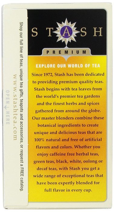 Stash Lemon Ginger Herbal Tea, 20 Tea Bags N3