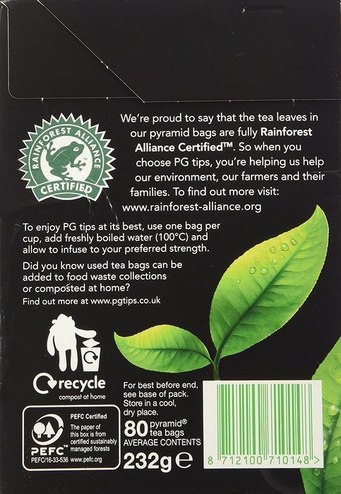 PG Tips Gold Best Tasting Blend (80 Tea Bags) N4