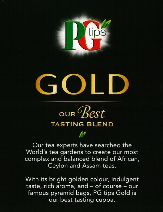 PG Tips Gold Best Tasting Blend (80 Tea Bags) N9