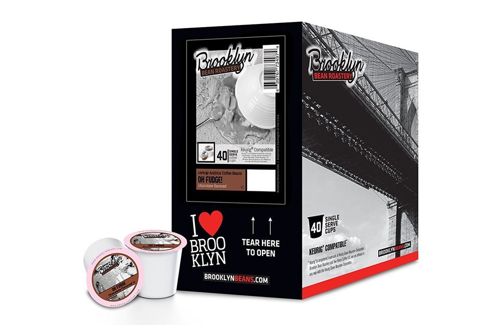 Brooklyn Beans Assorted Variety Pack Single-Cup Coffee for Keurig K-Cup Brewers, 40 Count N16