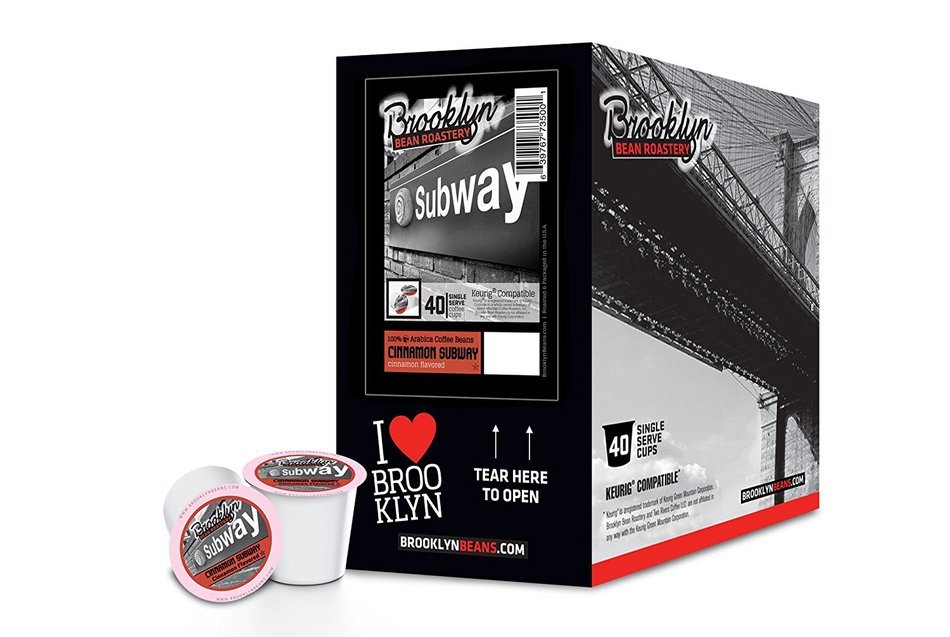 Brooklyn Beans Assorted Variety Pack Single-Cup Coffee for Keurig K-Cup Brewers, 40 Count N18