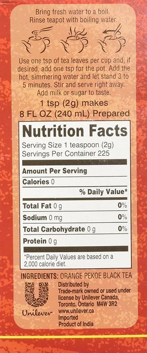 Brooke Bond Red Label Tea - 450g N4