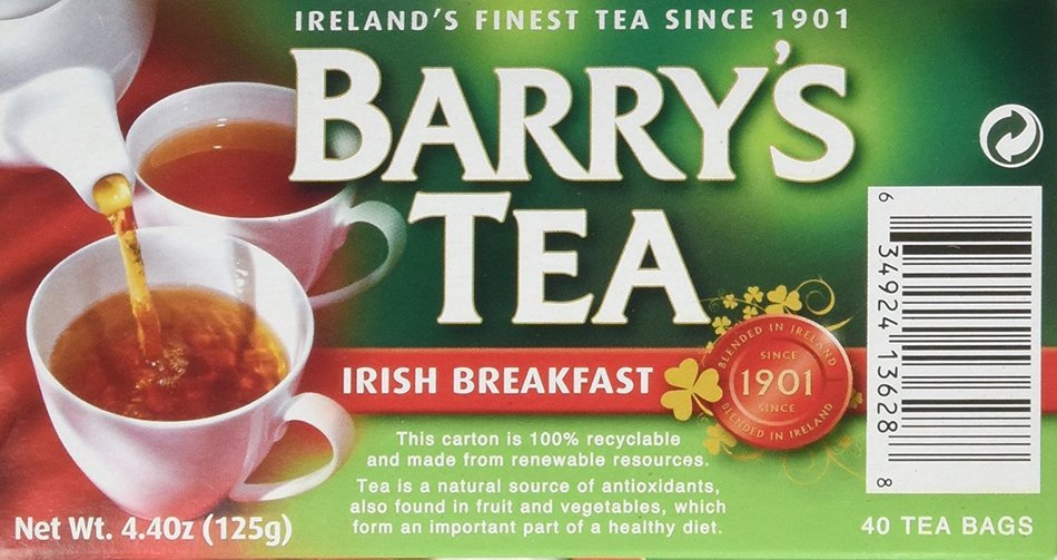 Barry's Irish Breakfast Tea, 80-Count Tea Bags (Pack of 3) N42