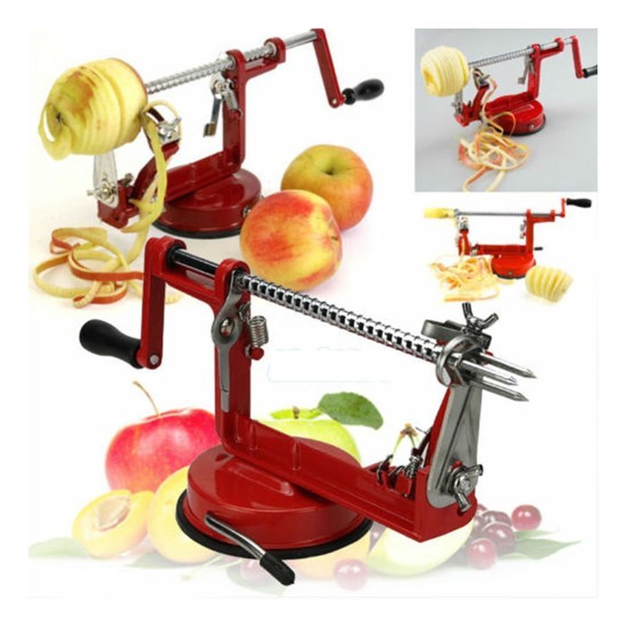 3 in 1 Apple Slinky Machine Peeler Corer Fruit Cutter Slicer Kitchen Tool GH Kitchen Tools