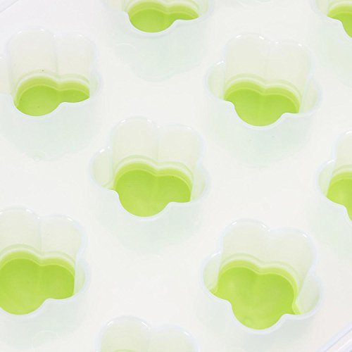 "Plum Flower Shaped Silicone Ice Cube Tray Jelly Chocolate Pudding Mold" shopping N3