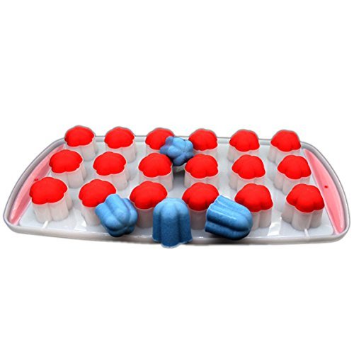 "Plum Flower Shaped Silicone Ice Cube Tray Jelly Chocolate Pudding Mold" shopping N4
