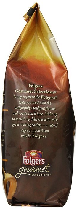 Folgers Gourmet Selections Caramel Drizzle Flavored Ground Coffee, 10 Ounce N3