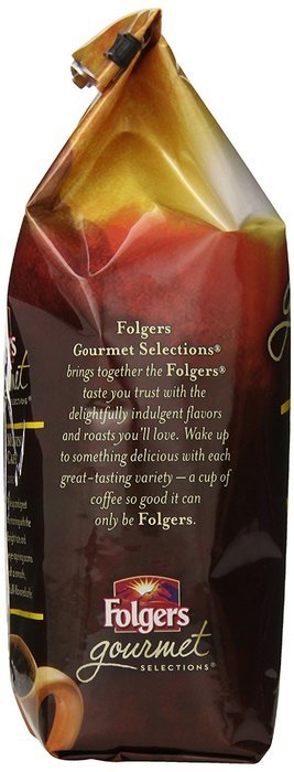 Folgers Gourmet Selections Caramel Drizzle Flavored Ground Coffee, 10 Ounce N8