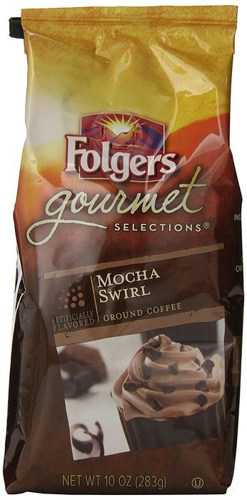 Folgers Gourmet Selections Caramel Drizzle Flavored Ground Coffee, 10 Ounce N9