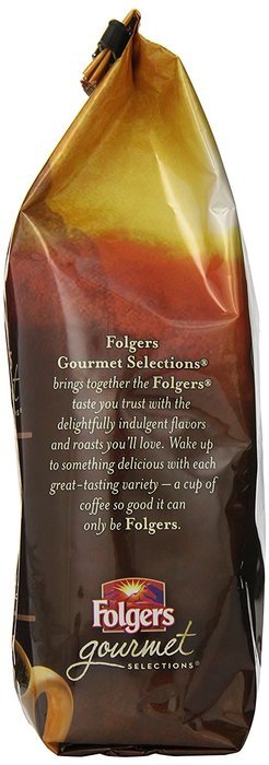 Folgers Gourmet Selections Caramel Drizzle Flavored Ground Coffee, 10 Ounce N11