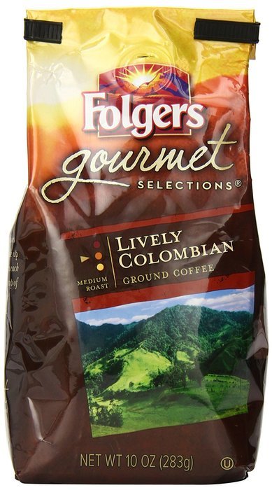 Folgers Gourmet Selections Caramel Drizzle Flavored Ground Coffee, 10 Ounce N14
