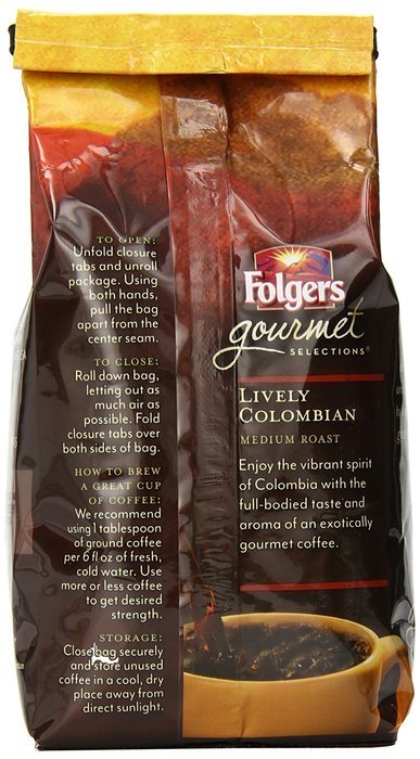 Folgers Gourmet Selections Caramel Drizzle Flavored Ground Coffee, 10 Ounce N16