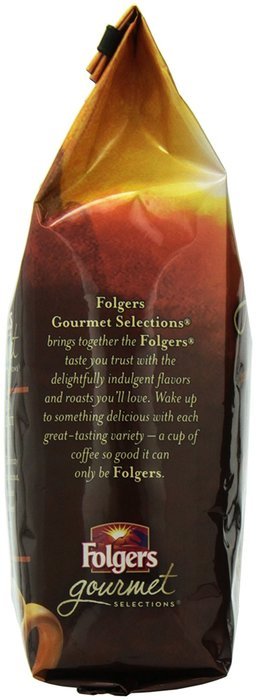 Folgers Gourmet Selections Caramel Drizzle Flavored Ground Coffee, 10 Ounce N31