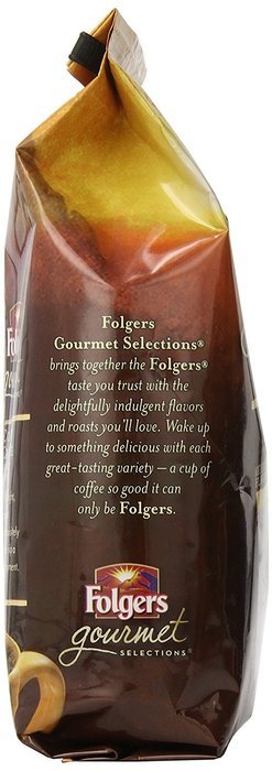 Folgers Gourmet Selections Caramel Drizzle Flavored Ground Coffee, 10 Ounce N34