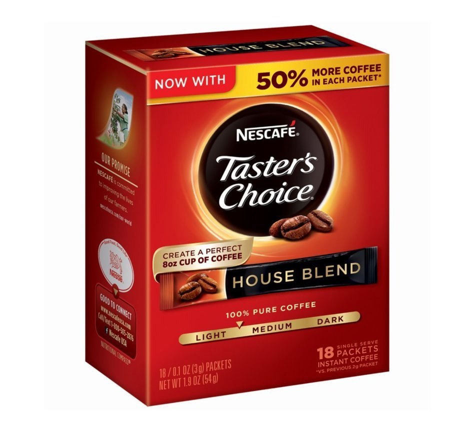 Nescafe Taster's Choice Vanilla Instant Coffee, Single Serve Sticks (Pack of 8) N6