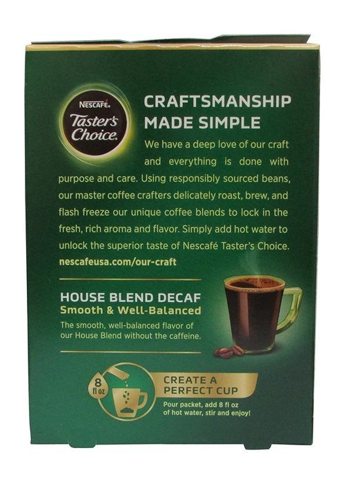 Nescafe Taster's Choice Vanilla Instant Coffee, Single Serve Sticks (Pack of 8) N11