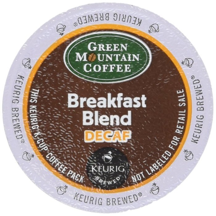 Keurig K-Cup Green Mountain Coffee Breakfast Blend Decaf (18 k-CUPS)