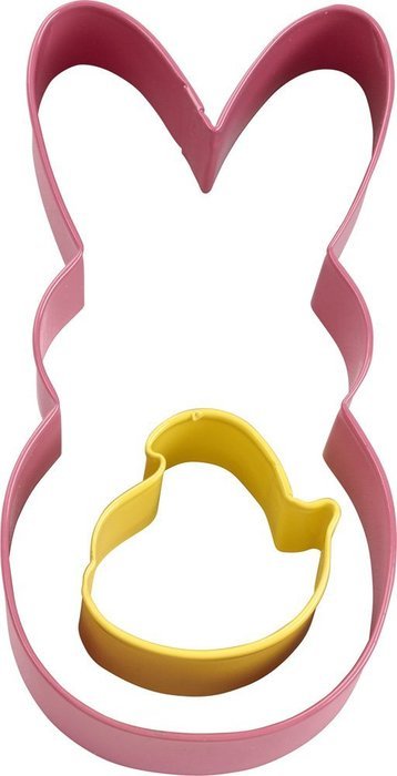 Wilton 2308-0314 2-Piece Peeps Cookie Cutter Set, Multicolor N3