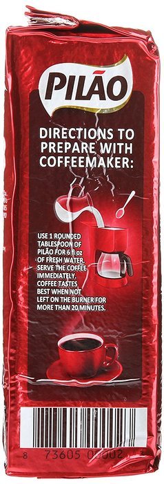 Caf&eacute; Pil&atilde;o | The Full-Bodied Coffee From Brazil - Medium Dark Roast 17.60 OZ (500g) N4