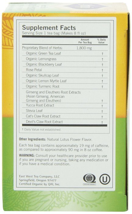 Yogi Muscle Recovery Green Tea, 16 Tea Bags (Pack of 6) N2