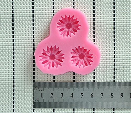 WilsonBaking Love Collection - Daisy Flowers Artificial Mold Decorations Silicone Mold Silicone Fondant Lace Molds... N3