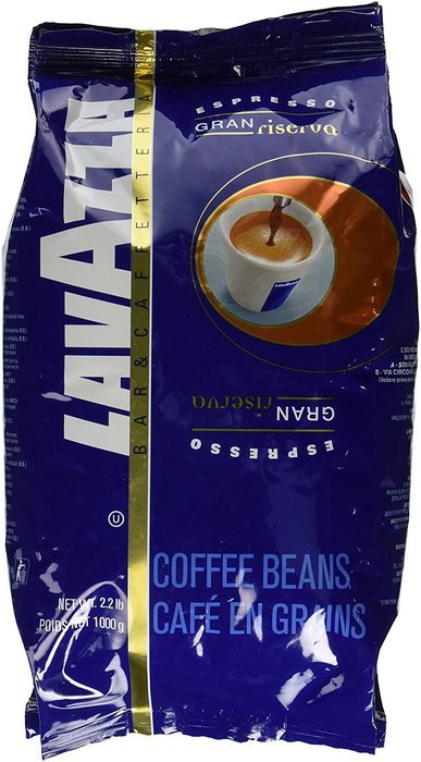 Lavazza Gran Riserva Espresso Whole Bean Coffee, 2.2-Pound Bag