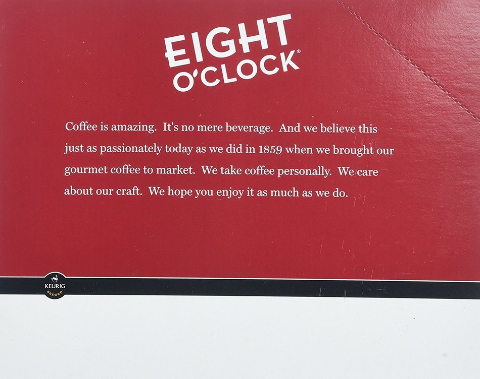 48 Count - Eight O'Clock Hazelnut Coffee k Cup For KEURIG Brewers N3