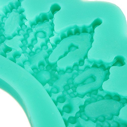 "Silicone Cake Mold Crown Shape Fondant Chocolate Decorating Mould" shopping