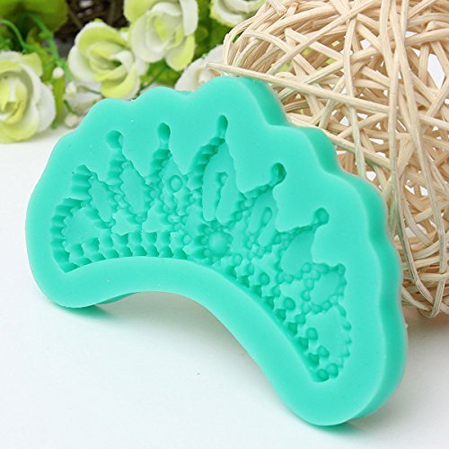 "Silicone Cake Mold Crown Shape Fondant Chocolate Decorating Mould" shopping N3