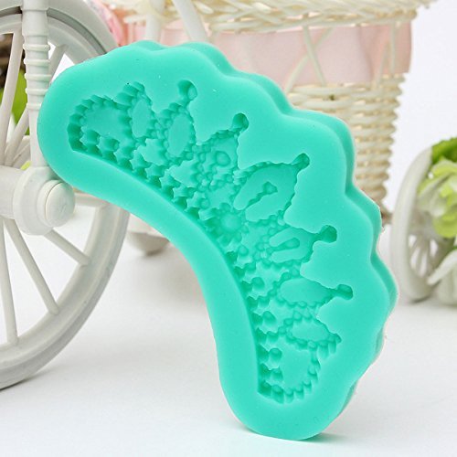 "Silicone Cake Mold Crown Shape Fondant Chocolate Decorating Mould" shopping N4