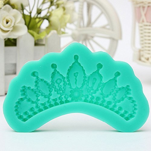 "Silicone Cake Mold Crown Shape Fondant Chocolate Decorating Mould" shopping N5