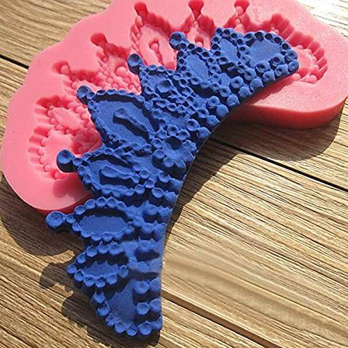 "Silicone Cake Mold Crown Shape Fondant Chocolate Decorating Mould" shopping N7