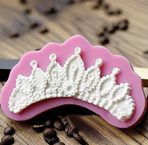 "Silicone Cake Mold Crown Shape Fondant Chocolate Decorating Mould" shopping N9