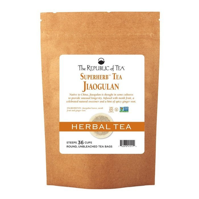 The Republic Of Tea Organic Reishi Cocoa Superherb Tea, 36 Tea Bags N4