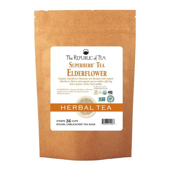 The Republic Of Tea Organic Reishi Cocoa Superherb Tea, 36 Tea Bags N7