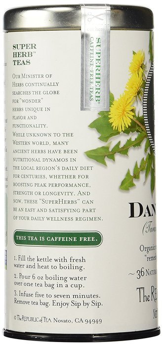The Republic Of Tea Organic Reishi Cocoa Superherb Tea, 36 Tea Bags N11