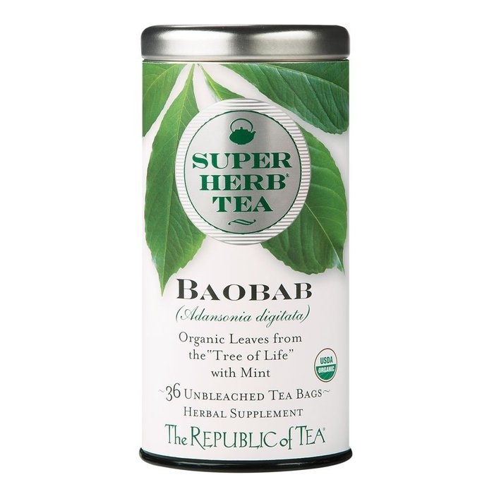 The Republic Of Tea Organic Reishi Cocoa Superherb Tea, 36 Tea Bags N17