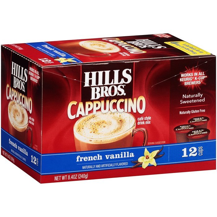 Hills Bros Cappuccino Variety Pack, 48 Single Serve Cups N5