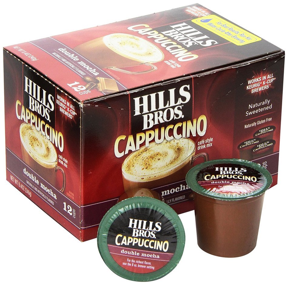 Hills Bros Cappuccino Variety Pack, 48 Single Serve Cups N7