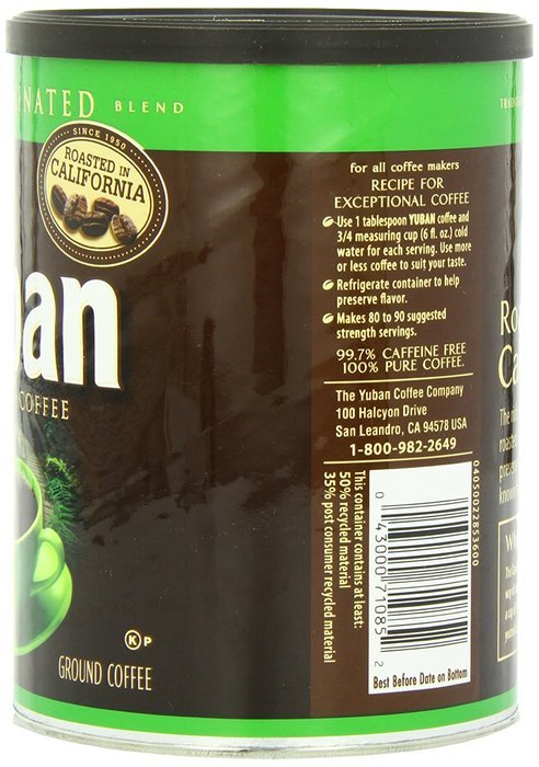 Yuban Traditional Decaf Ground Coffee, 12 Ounce N2