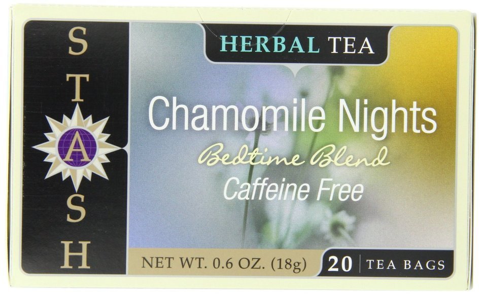 Stash Tea Soothing Herbal Tea Six Flavor Assortment, 18-20 Count Tea Bags in Foil (Pack of 6) N2