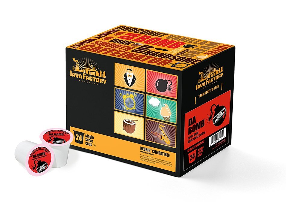 Java Factory Variety Pack Single-cup Coffee for Keurig K-Cup Brewers, 80 Count N13