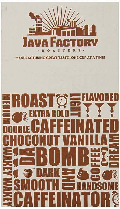 Java Factory Variety Pack Single-cup Coffee for Keurig K-Cup Brewers, 80 Count N21