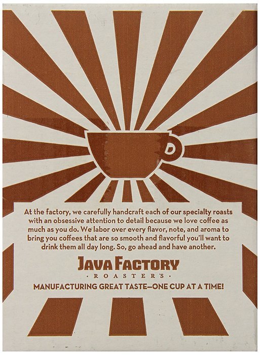 Java Factory Variety Pack Single-cup Coffee for Keurig K-Cup Brewers, 80 Count N29