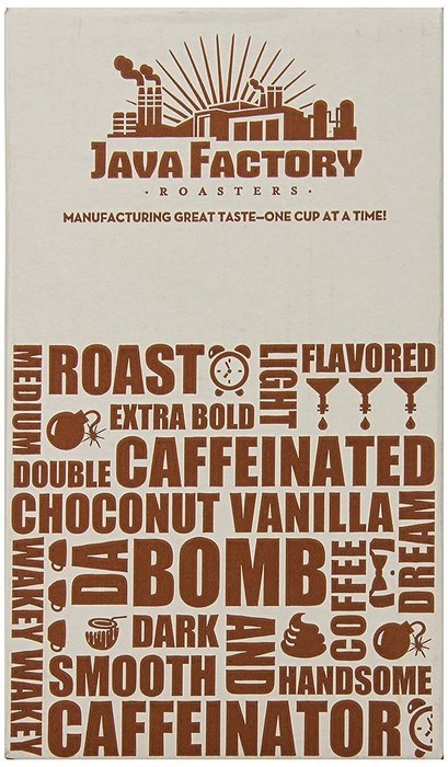 Java Factory Variety Pack Single-cup Coffee for Keurig K-Cup Brewers, 80 Count N39