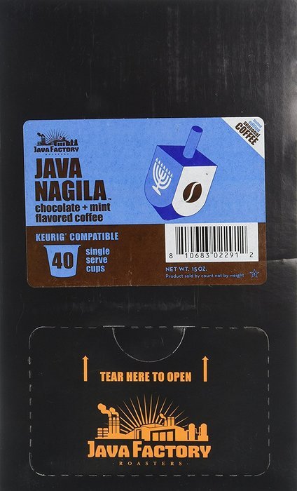 Java Factory Variety Pack Single-cup Coffee for Keurig K-Cup Brewers, 80 Count N52