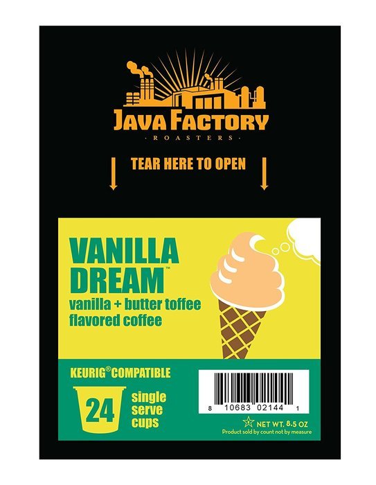 Java Factory Variety Pack Single-cup Coffee for Keurig K-Cup Brewers, 80 Count N56