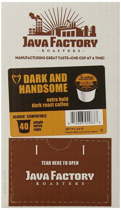 Java Factory Variety Pack Single-cup Coffee for Keurig K-Cup Brewers, 80 Count N59