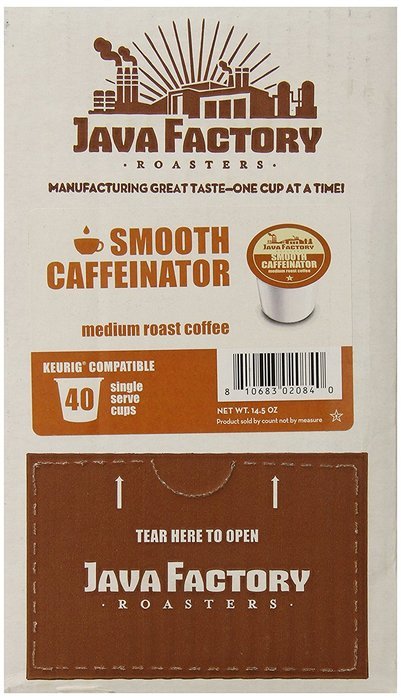 Java Factory Variety Pack Single-cup Coffee for Keurig K-Cup Brewers, 80 Count N75