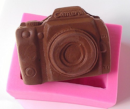 Design 252 Camera Shaped 3D Silicone Fondant Mold,Soap Mold, Cake Decoration Tool, Food Grade Material N2